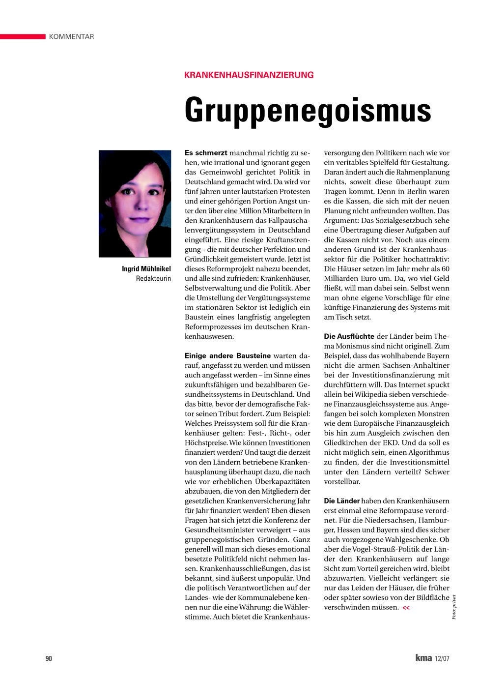 Vorschauseite 1: Gruppenegoismus