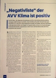Vorschauseite 1: "Negativliste" der AW Klima ist positiv.