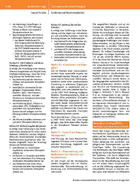 Vorschauseite 5: Schulungen von freiwilligen medizinischen Helfenden bei Einsätzen während der COVID-19-Pandemie.