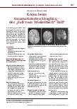 Vorschauseite 1: Koma beim traumatisierten Säugling – der „Fall vom Wickeltisch“-Fall