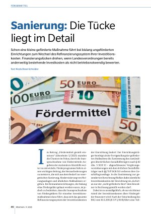 Vorschauseite 1: Sanierung: Die Tücke liegt im Detail