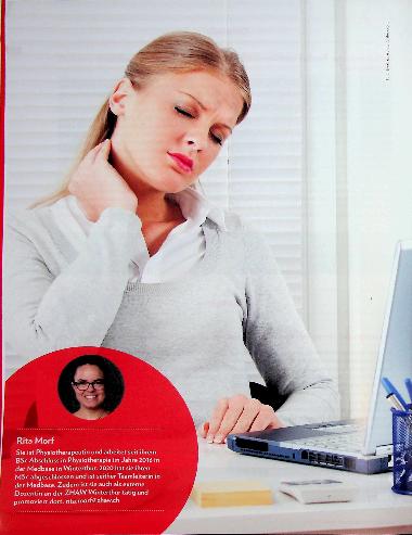 Vorschauseite 1: „Akute Nackenschmerzen können ein Zeichen von Stress sein.“ Führt Persistenz zur Chronifizierung?