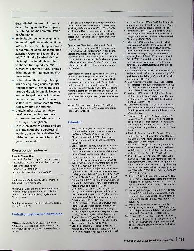 Vorschauseite 6: Digitale Interventionen zur Förderung der Gesundheitskompetenz: ein Vergleich der Perspektiven von Jugendlichen mit Typ-1-Diabetes und Ärztinnen