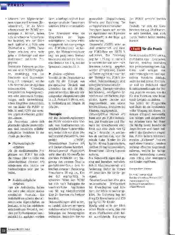 Vorschauseite 3: Postoperative Übelkeit und Erbrechen