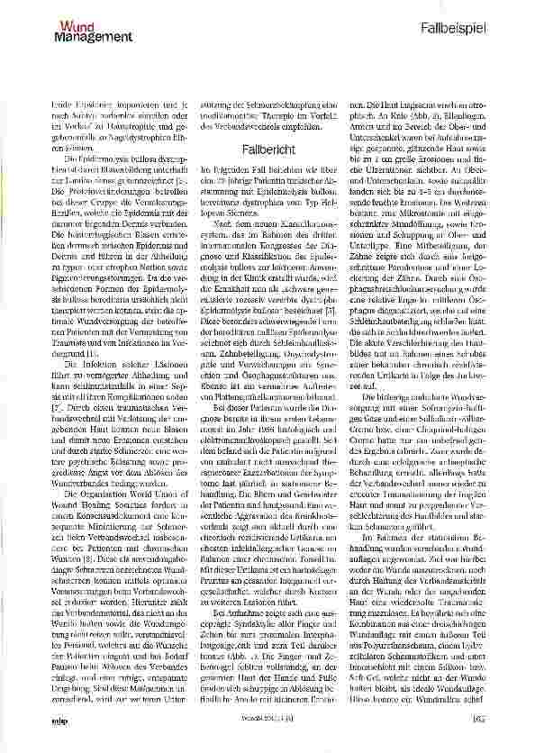 Vorschauseite 2: Atraumatische Wundbehandlung am Beispiel der Epidermolysis bullosa dystrophica