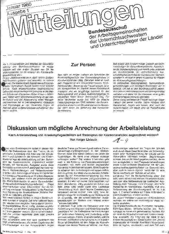 Vorschauseite 1: Diskussion um mögliche Anrechnung der Arbeitsleistung
