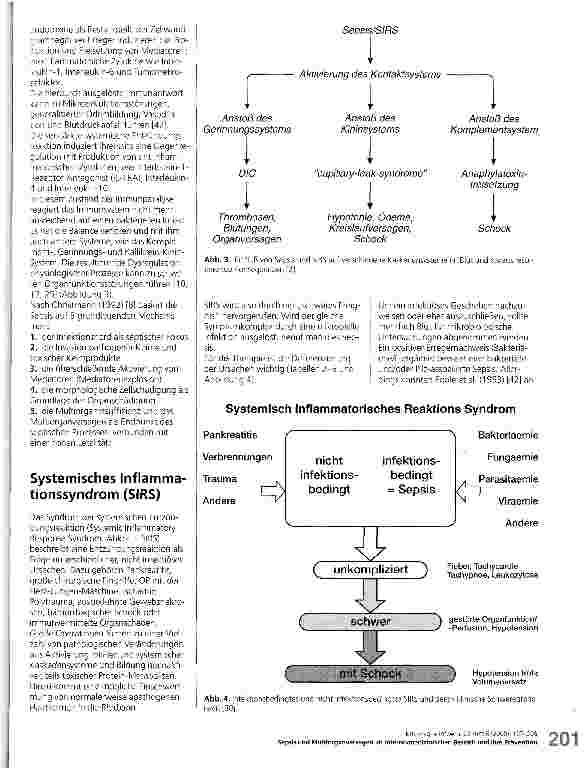 Vorschauseite 5: Sepsis und Multiorganversagen im intersivmedizinischen Bereich und ihre Prävention Eine interdisziplinäre Aufgabe der Medizin