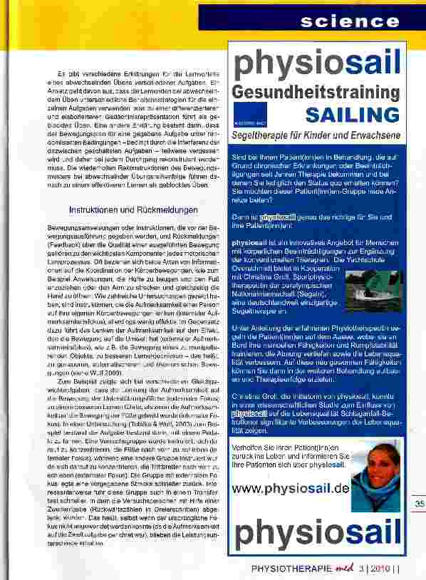 Vorschauseite 3: Optimierung motorischen Lernens