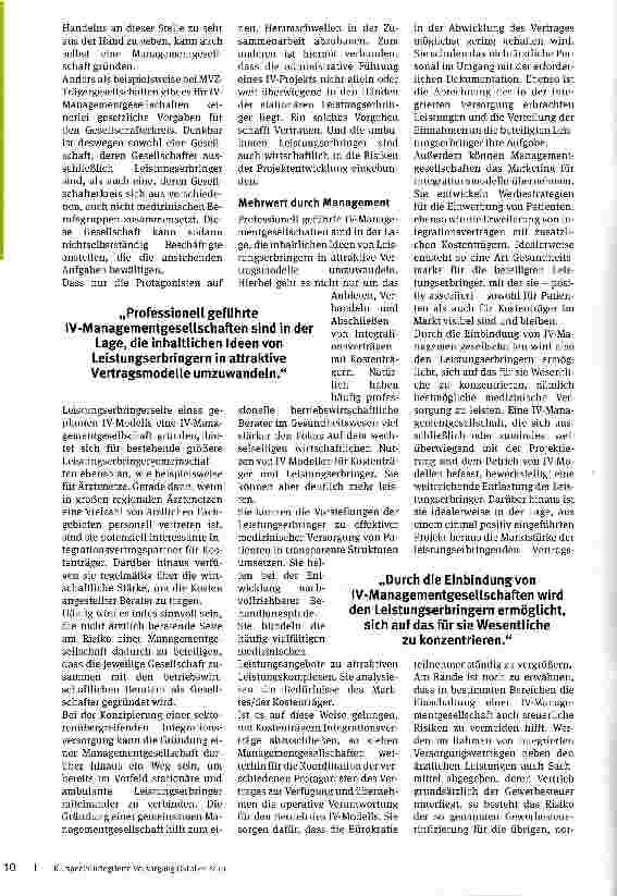 Vorschauseite 2: Management von Integrationsmodellen ... betriebswirtschaftlich überlegt