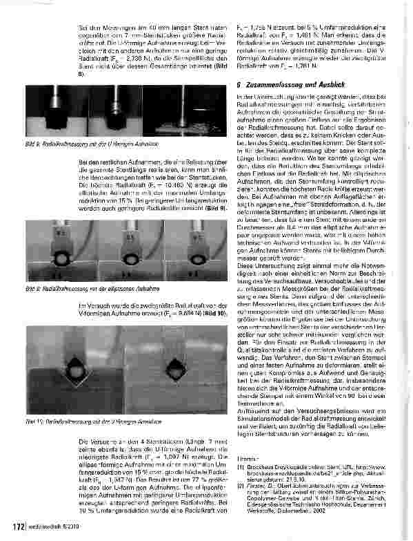 Vorschauseite 4: Radialkraftmessung von Nitinol-Stents