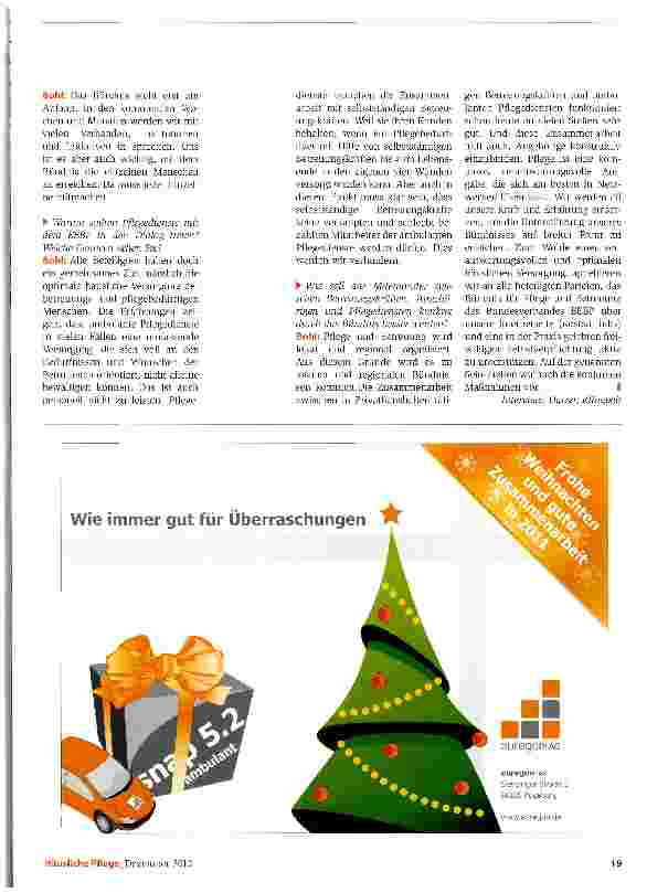 Vorschauseite 2: KöpfeHP-Interview: Betreuungskräfte und Pflegeanbieter besser verzahnen„Alle Beteiligten haben ein gemeinsames Ziel