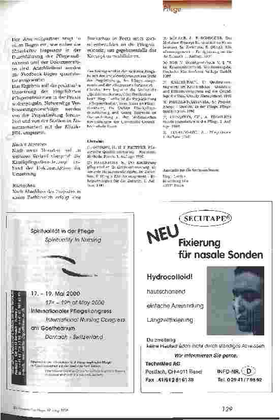 Vorschauseite 6: Modifizierte Pflegemethoden zur Thromboseund Pneumonieprophylaxe Ein Qualitätssicherungsprojekt, 1. Teil