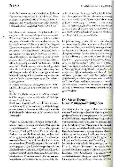 Vorschauseite 3: Strukturveränderungen in der Altenpflege Brauchen wir neue Perspektiven für die stationäre Altenhilfe?