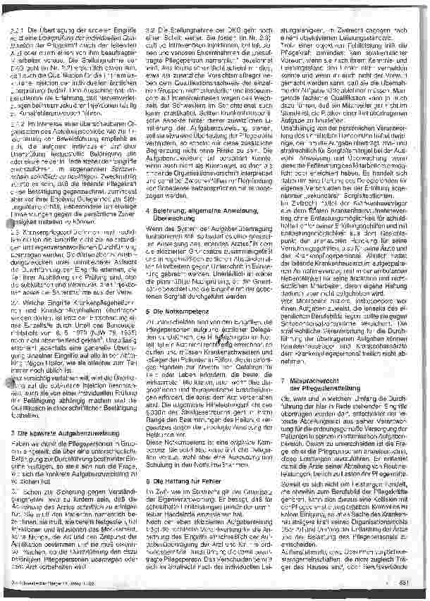 Vorschauseite 2: Postoperative Infusionstherapie und Ernährung - Anwendung und Gefahren Rechtsfragen bei der Durchführung einfacher diagnostischer und ...