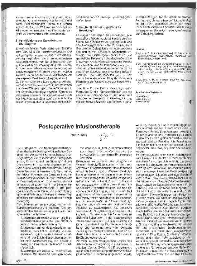 Vorschauseite 3: Postoperative Infusionstherapie und Ernährung - Anwendung und Gefahren Rechtsfragen bei der Durchführung einfacher diagnostischer und ...