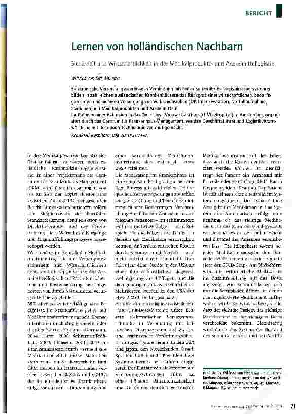 Vorschauseite 1: Lernen von holländischen Nachbarn