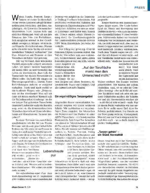 Vorschauseite 2: Wir tanzen wieder!