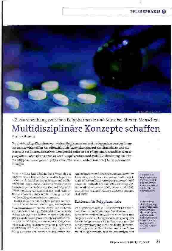 Vorschauseite 1: Multidisziplinäre Konzepte schaffen