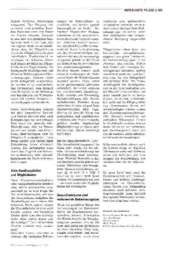 Vorschauseite 2: Betriebliches GesundheitsmanagementMitarbeiter fordern und fördern