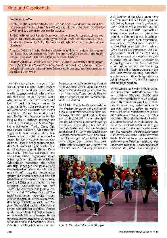 Vorschauseite 2: Pure Lebensfreude - trotz Behinderung