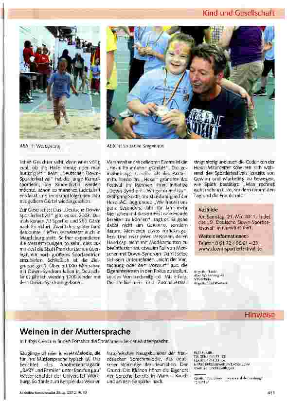 Vorschauseite 3: Pure Lebensfreude - trotz Behinderung