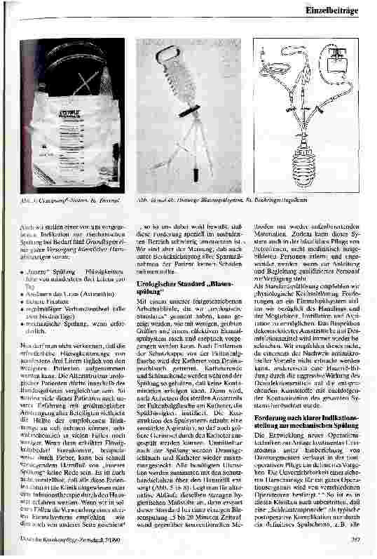 Vorschauseite 3: Mechanische Spülung bei Harnableitungen