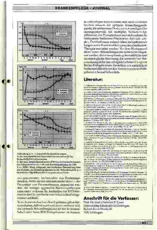 Vorschauseite 4: Möglichkeiten der Therapie des Atemnotsyndroms Frühgeborener mit natürlichem Surfactant