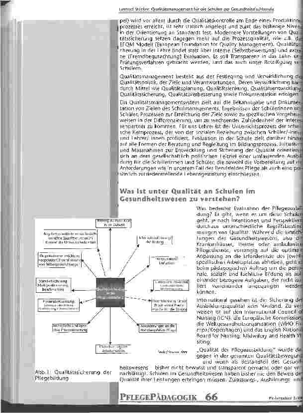 Vorschauseite 3: Qualitätsmanagement für die Schulen der Gesundheitsfachberufe