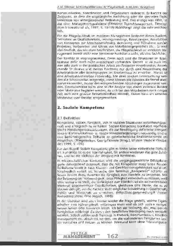 Vorschauseite 3: Schlüsselqualifikationen als Kernkompetenzen der Pflegefachkraft im mittleren Management