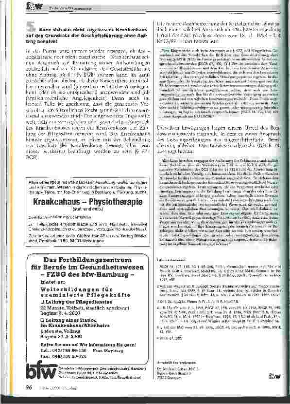 Vorschauseite 4: Der Vergütungsanspruch des Krankenhauses wegen Krankenhausbehandlung