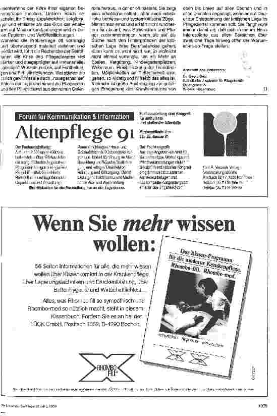 Vorschauseite 4: Die Lage im Pflegedienst - Stimmen die Ursachenzuschreibungen?