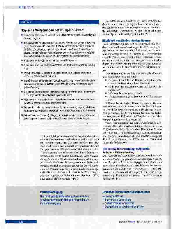 Vorschauseite 2: Misshandlung und Vernachlässigung von Kindern - Diagnose und Vorgehen