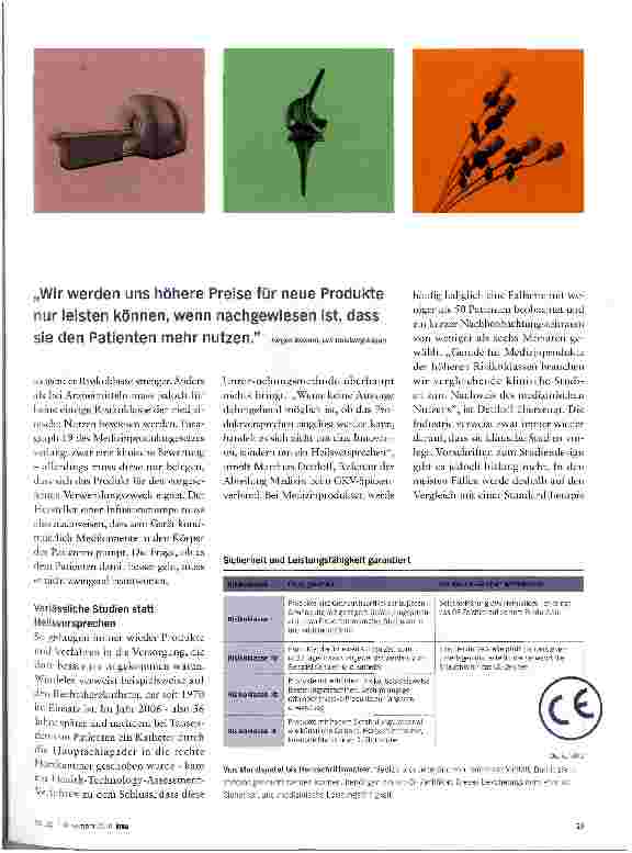 Vorschauseite 2: Medizinprodukte auf dem Prüfstand