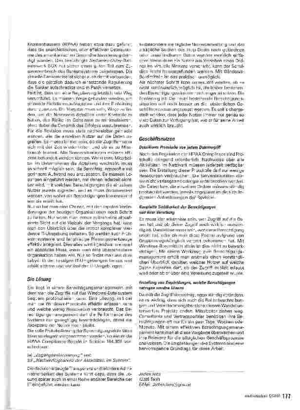 Vorschauseite 4: Berechtigungsverwaltung heute - Der Weg aus dem Labyrinth