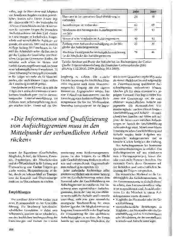 Vorschauseite 2: Geschäftsführung und Aufsicht trennen Die Grundsätze verantwortungsvoller Unternehmensführung im Deutschen Caritasverband