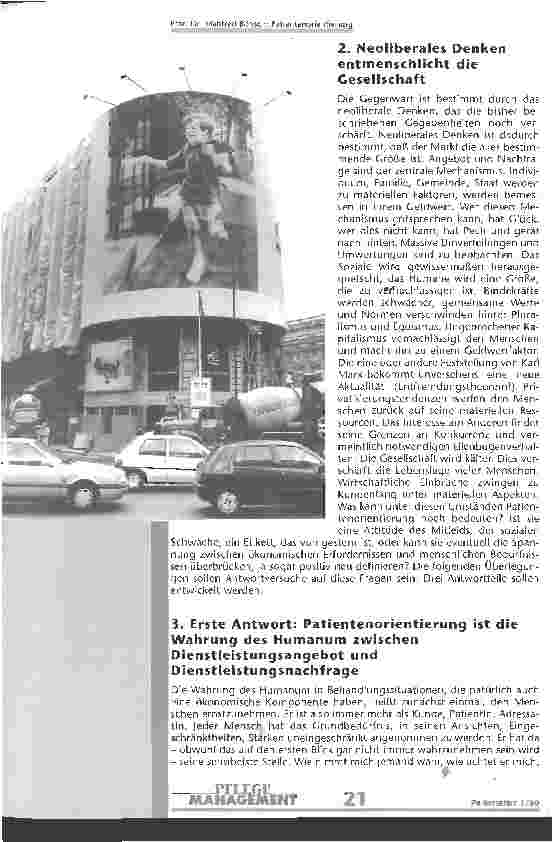 Vorschauseite 3: Patientenorientierung zwischen Kundenwerbung und konstruktiv-systemischer Menschenbehandlung