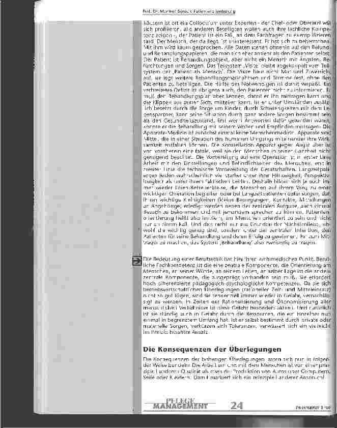 Vorschauseite 6: Patientenorientierung zwischen Kundenwerbung und konstruktiv-systemischer Menschenbehandlung