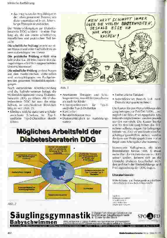 Vorschauseite 2: Diabetesberaterin DDG als Zusatzqualifikation in der Kinderheilkunde