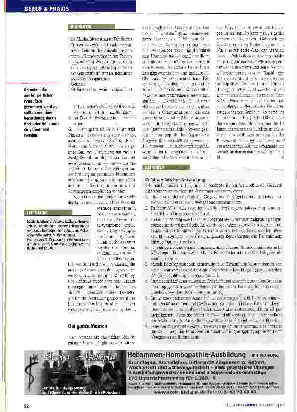 Vorschauseite 3: Homöopathie in der Geburtshilfe sachgemäß anwenden Teil 3
