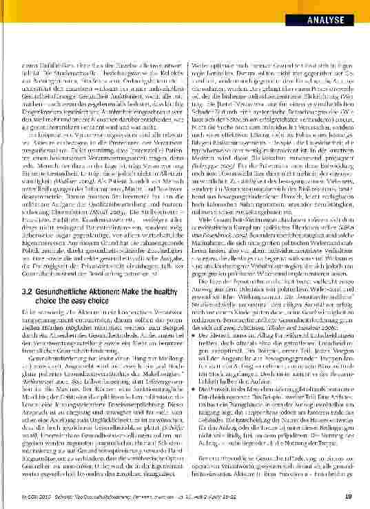Vorschauseite 5: Neo-Gesundheitsförderung: Wer kann, muss ran