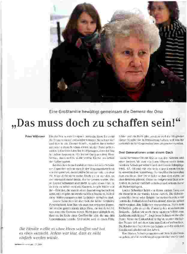 Vorschauseite 1: Das muss doch zu schaffen sein