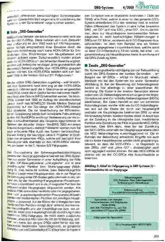 Vorschauseite 3: Vergleichende Betrachtung und Auswahl eines Patientenklassifikationssystems auf der Grundlage der Diagnosis Related Groups (II)