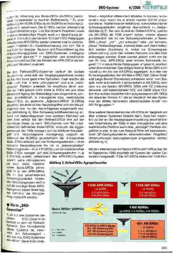 Vorschauseite 5: Vergleichende Betrachtung und Auswahl eines Patientenklassifikationssystems auf der Grundlage der Diagnosis Related Groups (II)