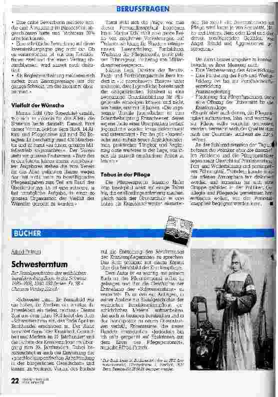 Vorschauseite 2: Pflege lohnund wertmässig verbessern Eine Tagung über Personalknappheit