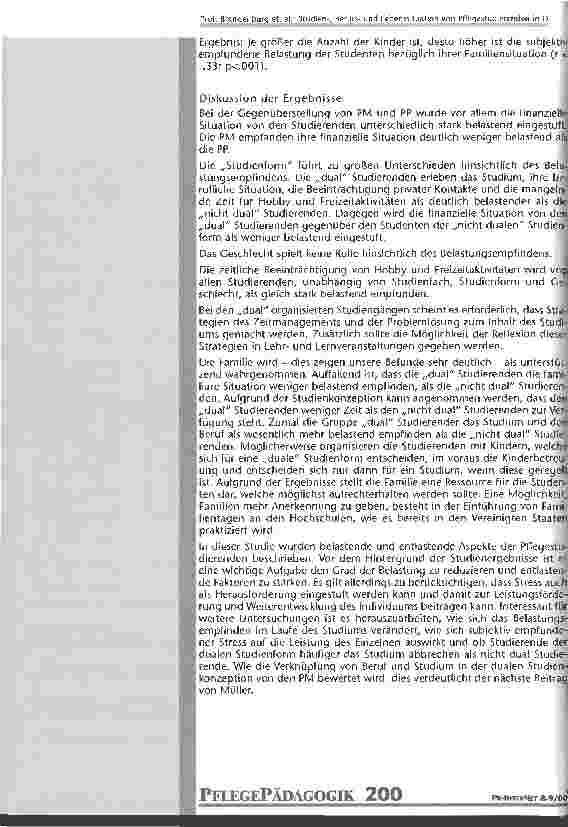 Vorschauseite 4: Stressstabil in allen Lebenslagen? Zur Belastungssituation von Pflegestudierenden in Deutschland