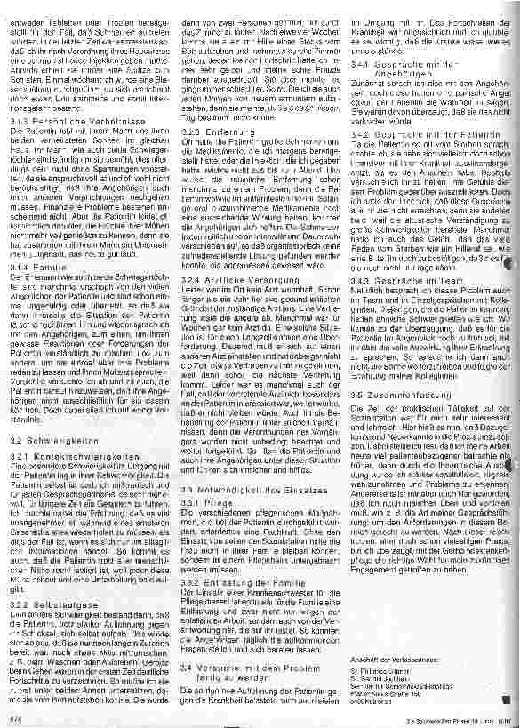 Vorschauseite 2: Auseinandersetzung mit der Krankheit - Gemeindekrankenpflege - 2. Folge