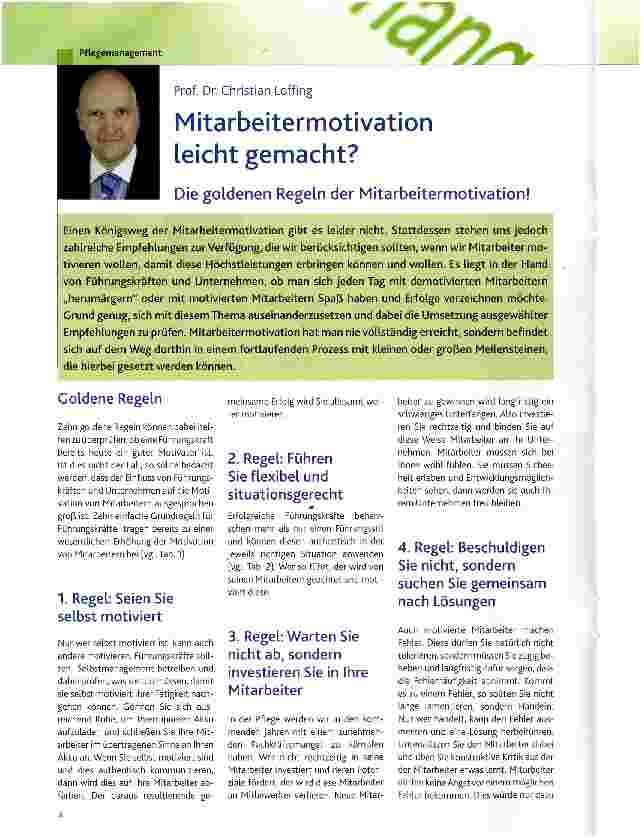 Vorschauseite 1: Mitarbeitermotivation leicht gemacht?