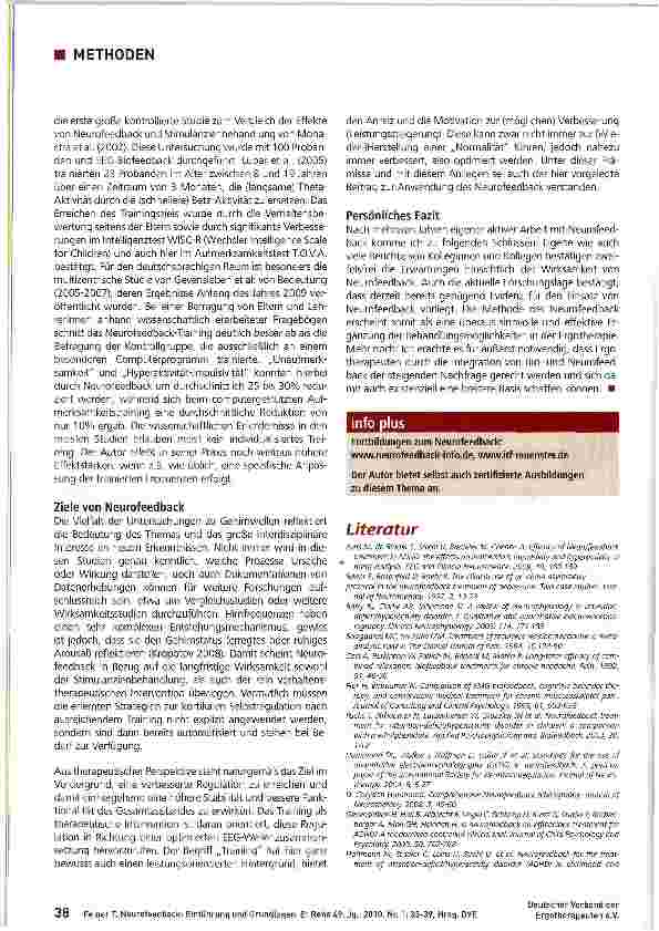 Vorschauseite 6: Neurofeedback: Einführung und Grundlagen