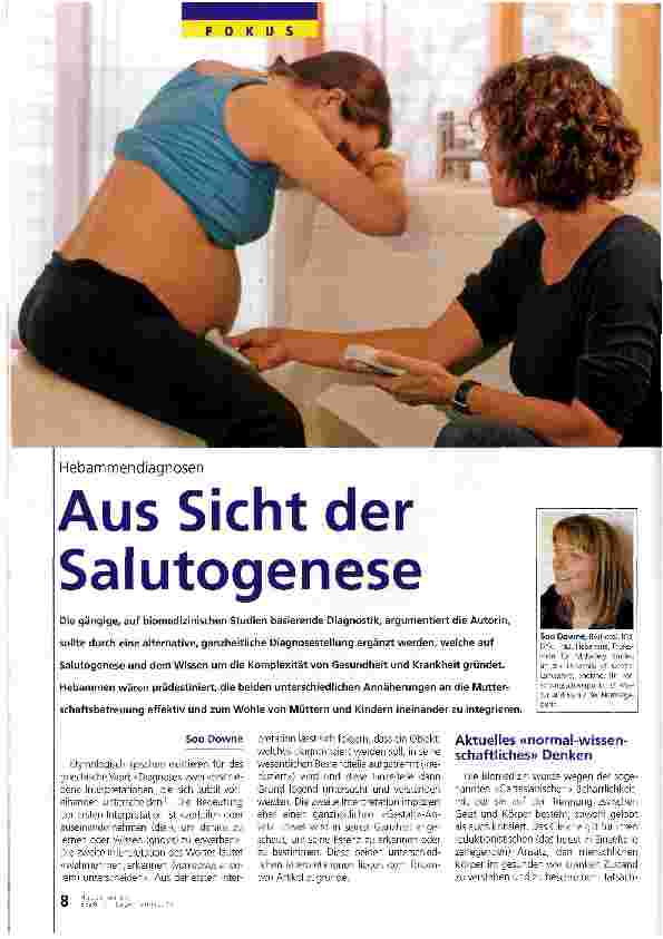 Vorschauseite 1: Aus Sicht der Salutogenese