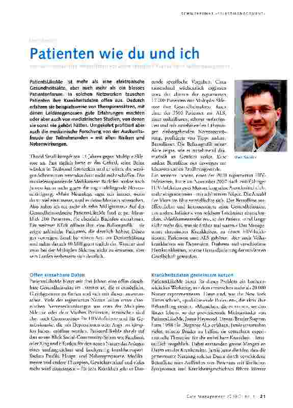 Vorschauseite 1: Patienten wie du und ich